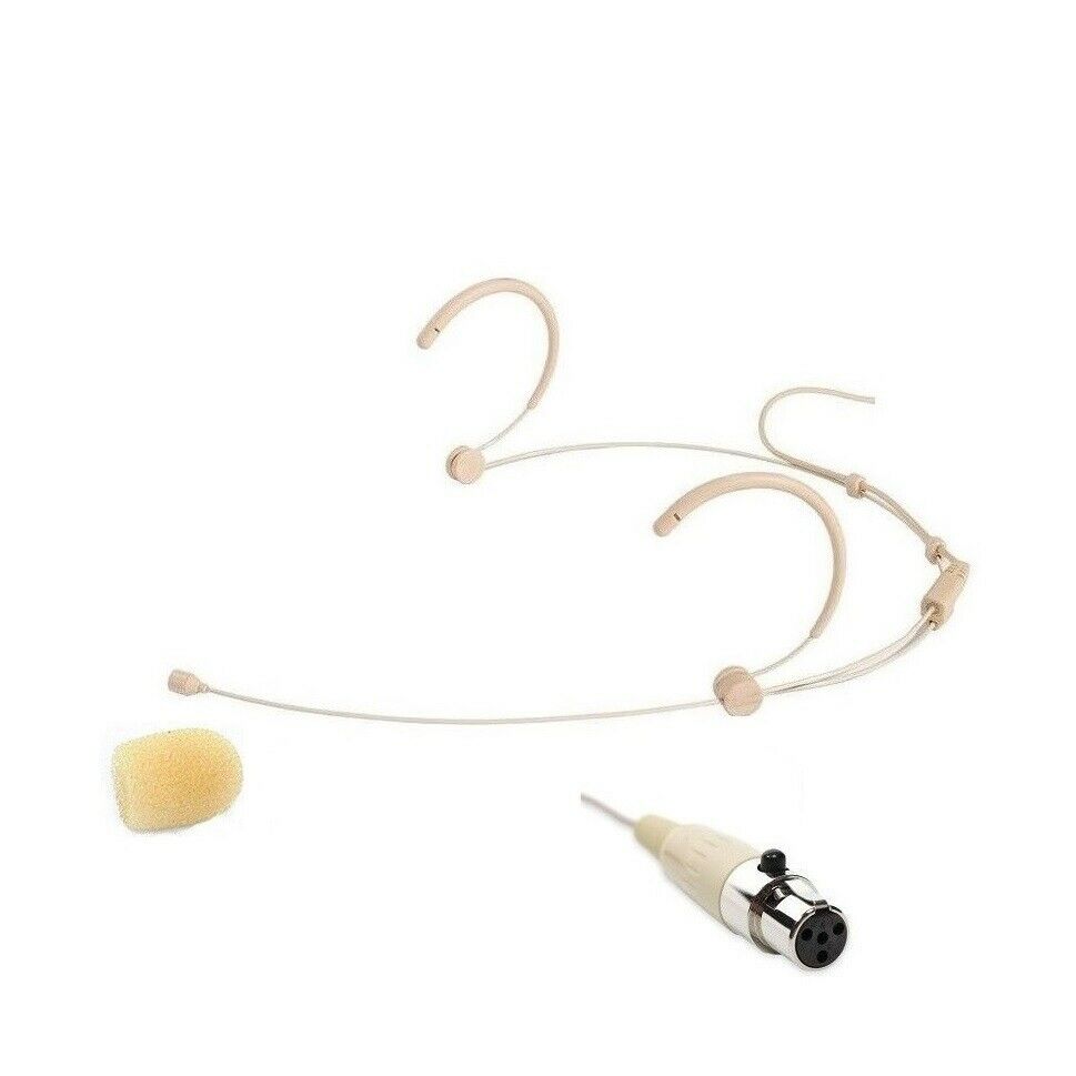 Professional Headworn Headset Microphone 4 PINS For Shure uhf Wireless System
