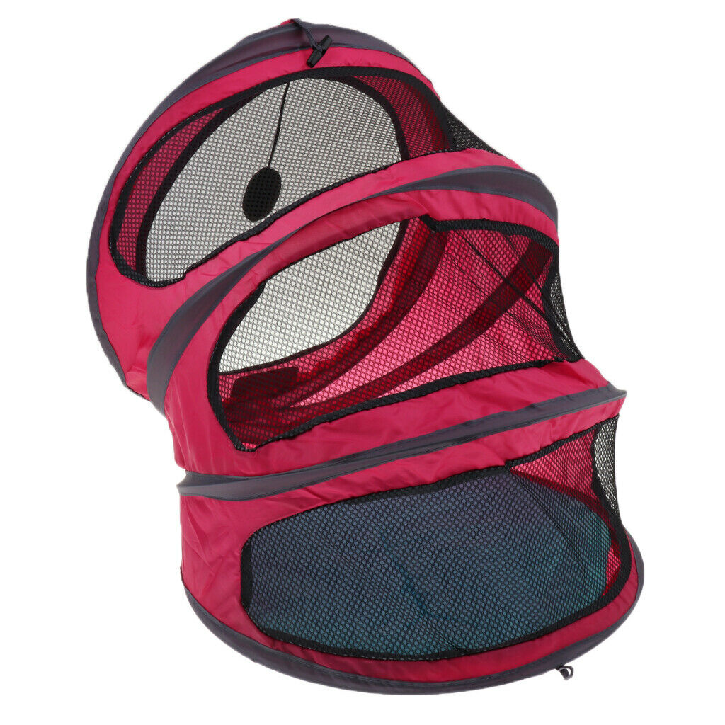 Cat Kitten Dog Puppy Tent Bed Portable Foldable For Outdoor Indoor Use S
