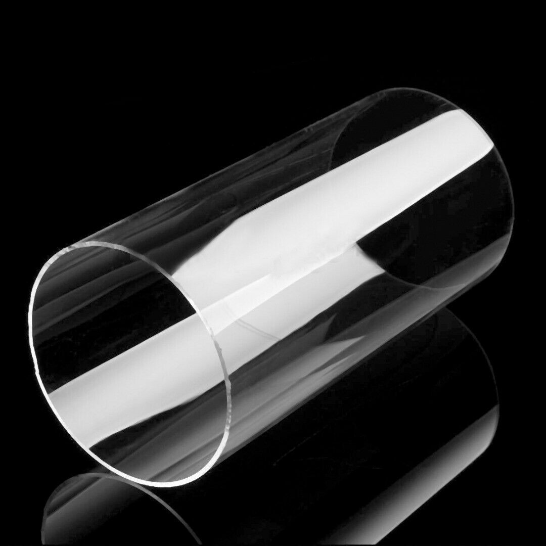 Length Diameter Clear Acrylic Plastic Tube Pipe 100x95x200mm
