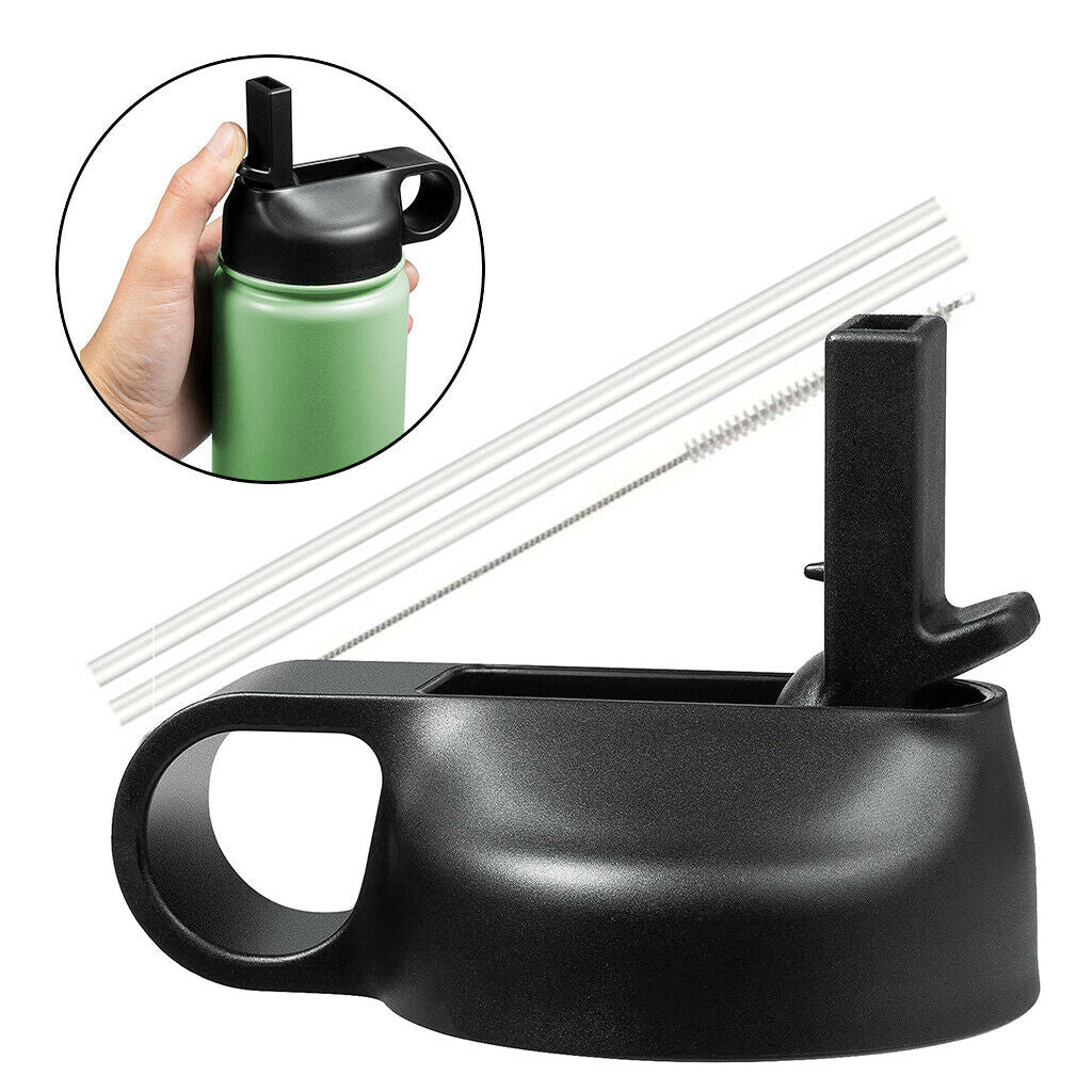 Straw Lid for Wide Mouth 12-64oz Sports Water Bottle Drinkware Accessories