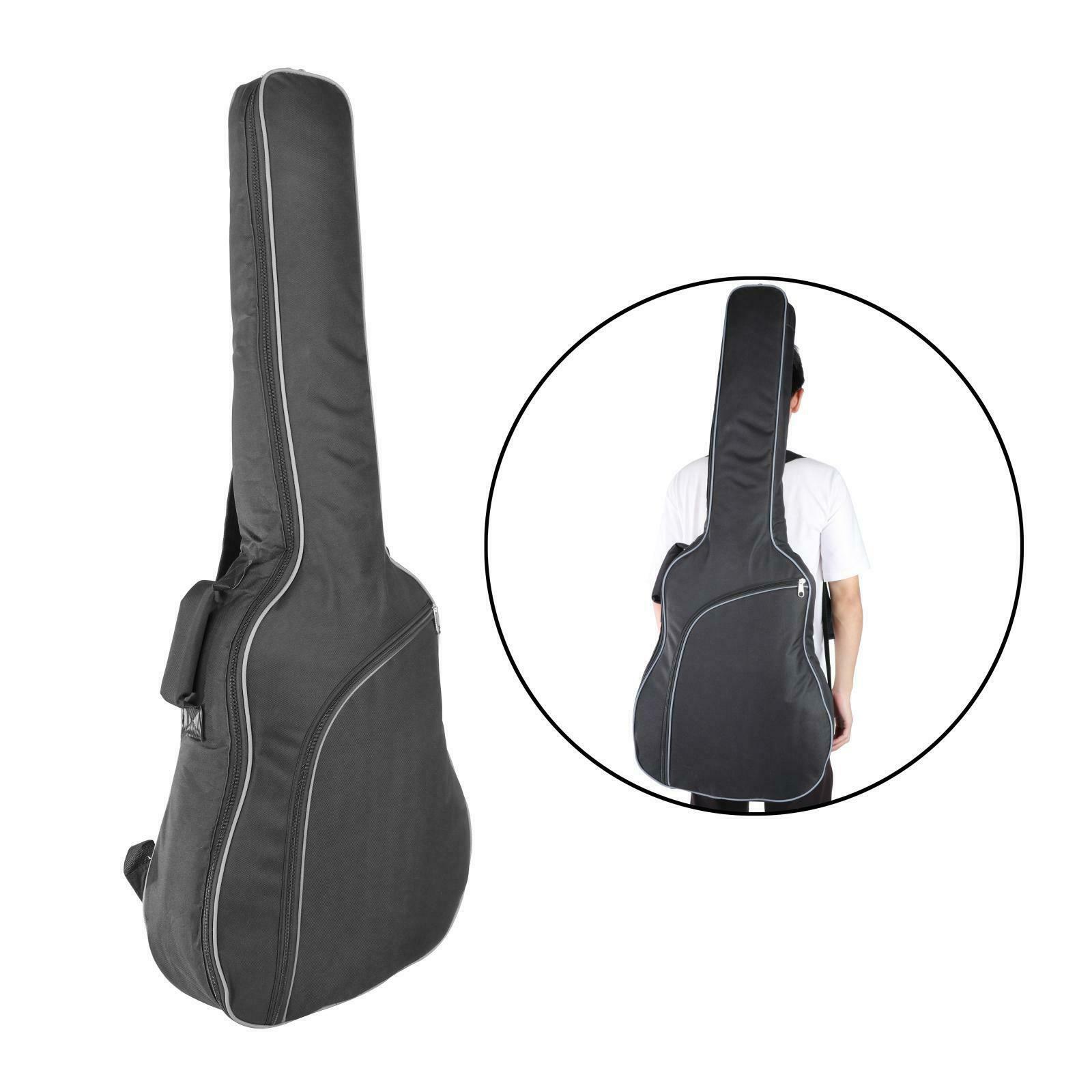 1pc Electric Guitar Bag Case 0.35in Padding Adjustable Padding Backpack