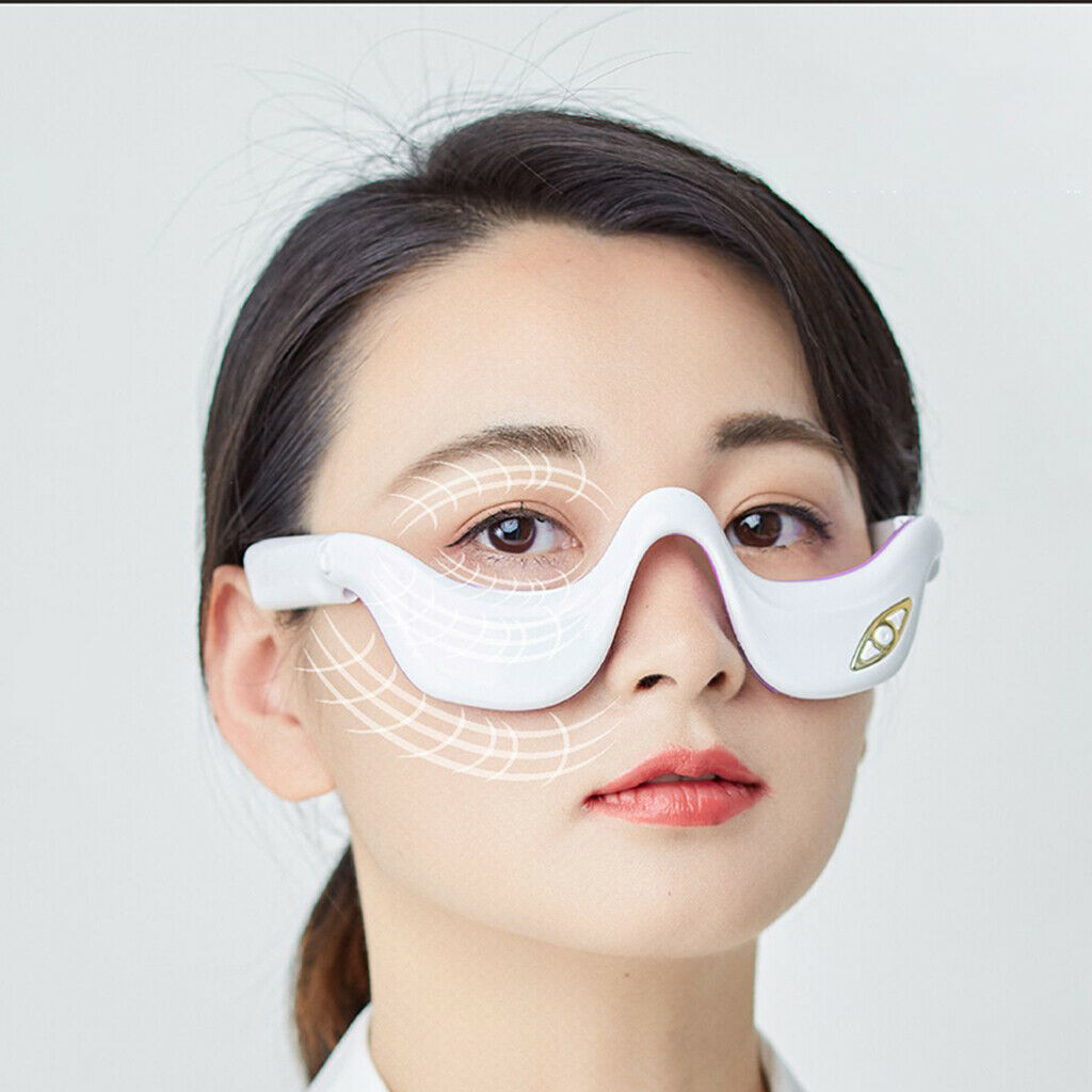 Micro-Current Pulse Eye Relax Massager Vibration Fatigue Relief Rechargeable