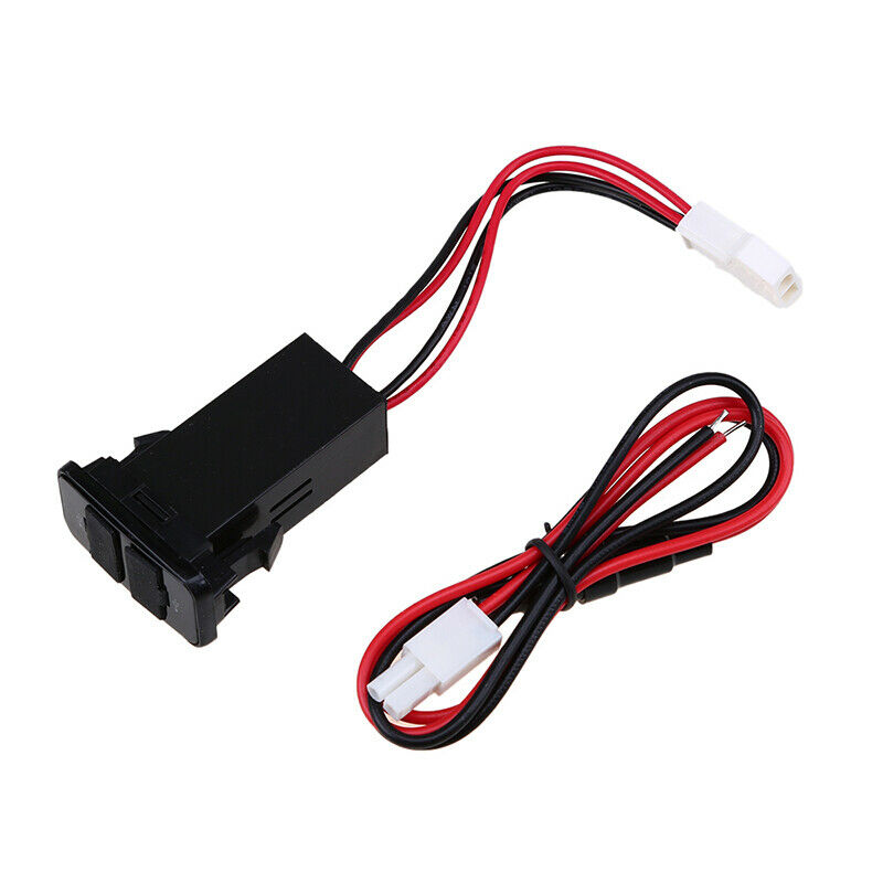 2.1A Car Charger Socket Dual USB Port Charging Power Adapter Outlet for SUZUKI