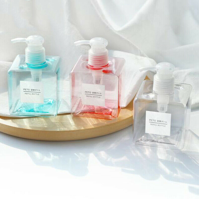 250ml Bathroom Liquid Dispenser Shampoo Body Wash Lotion Bottle Travel Bot^q Ad