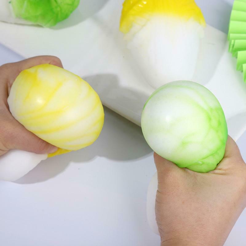 Mini Portable Cabbage Play Toys Bright Color TPR Made Table Games Best Gift