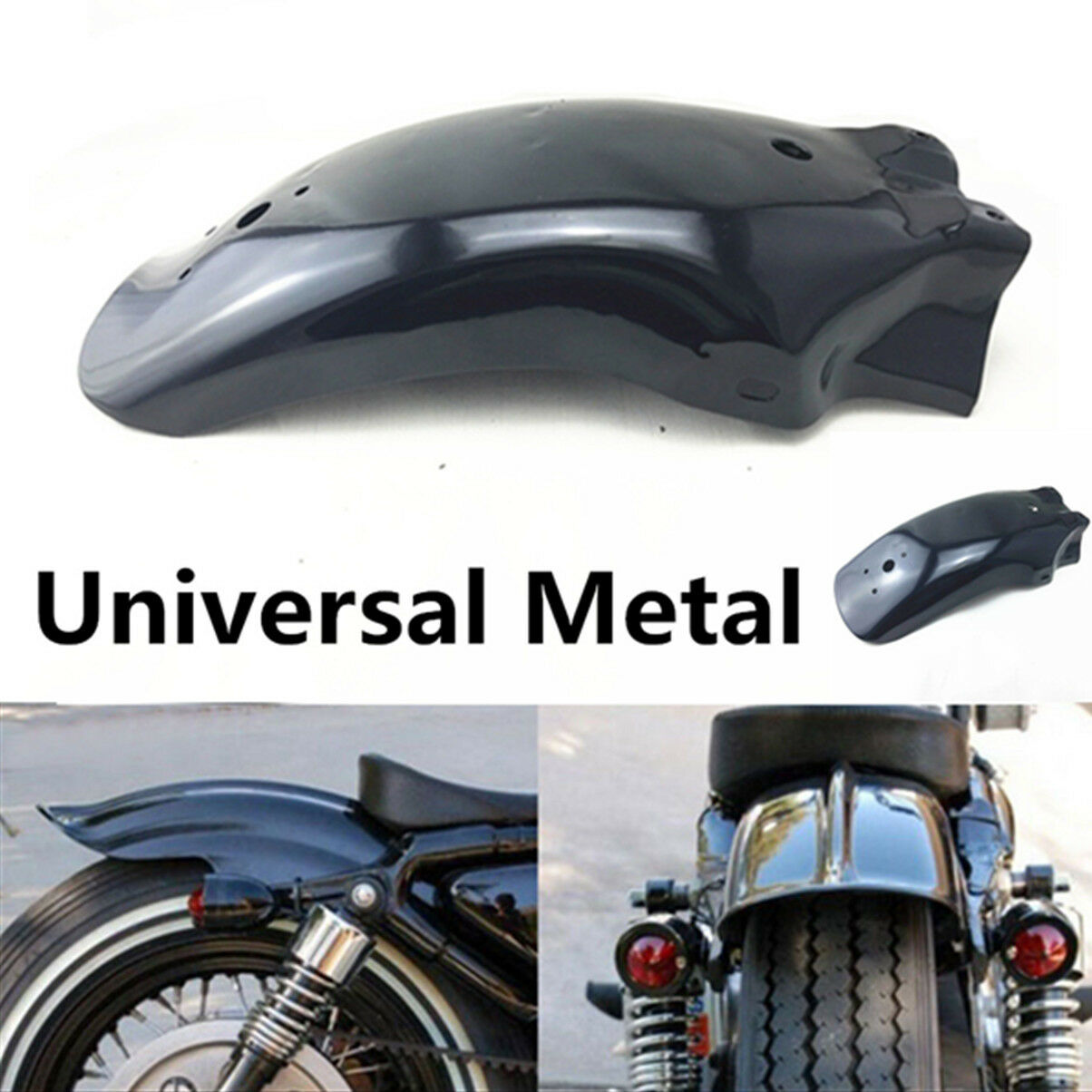 Motorcycle Rear Mudguard Fender For Sportster Solo Bobber Chopper Cafe