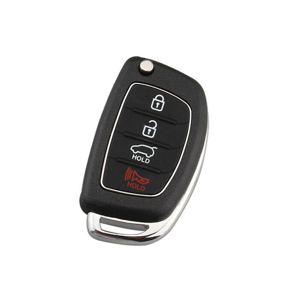 Auto 4 Button Flip Folding Key Fob Case Cover Shell for Hyundai i20 i30 i35