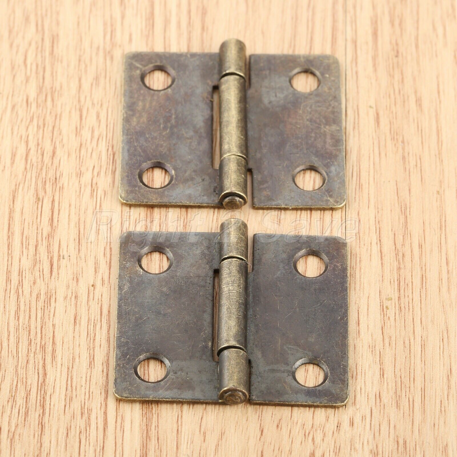2pcs Furniture Door Hinges Cupboard Wardrobe Cabinet Hinges Hardware 38mm*34mm