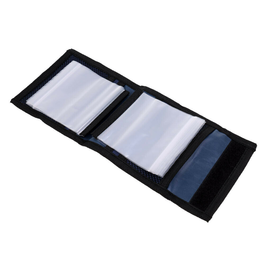 Fly Fishing Leader Wallet 12 Removable Sleeves Pocket Line Tippet Bag