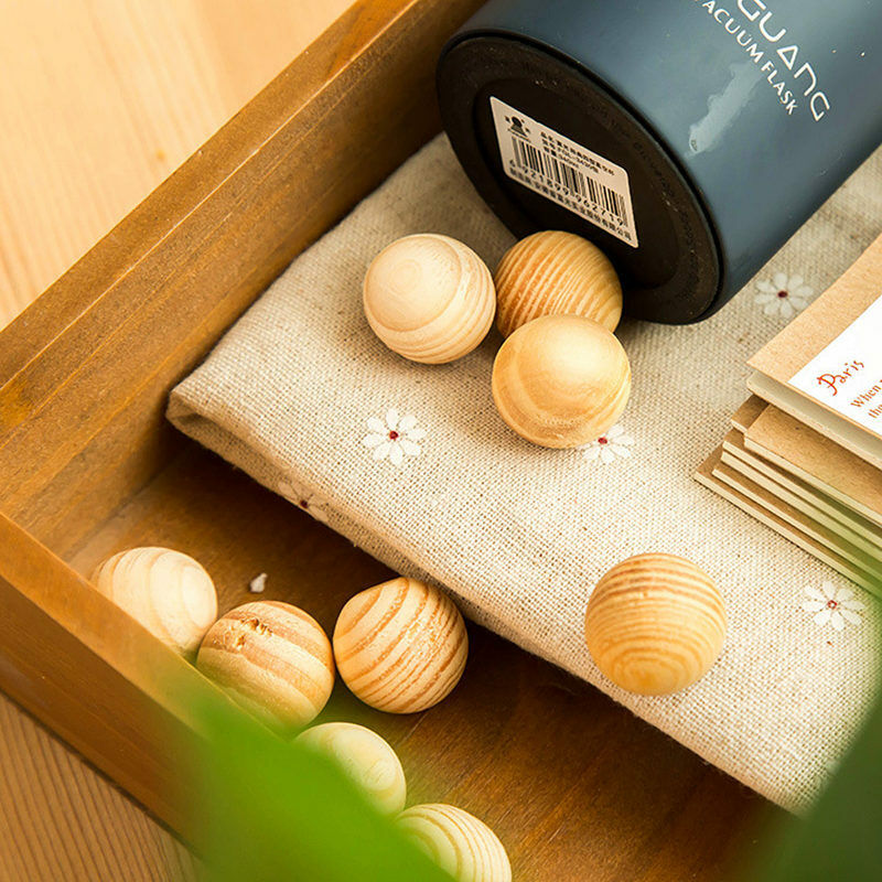 10 Natural Wardrobe Clothing Cedar Wood Moth Balls Cedarwood Chips Bug Repellant