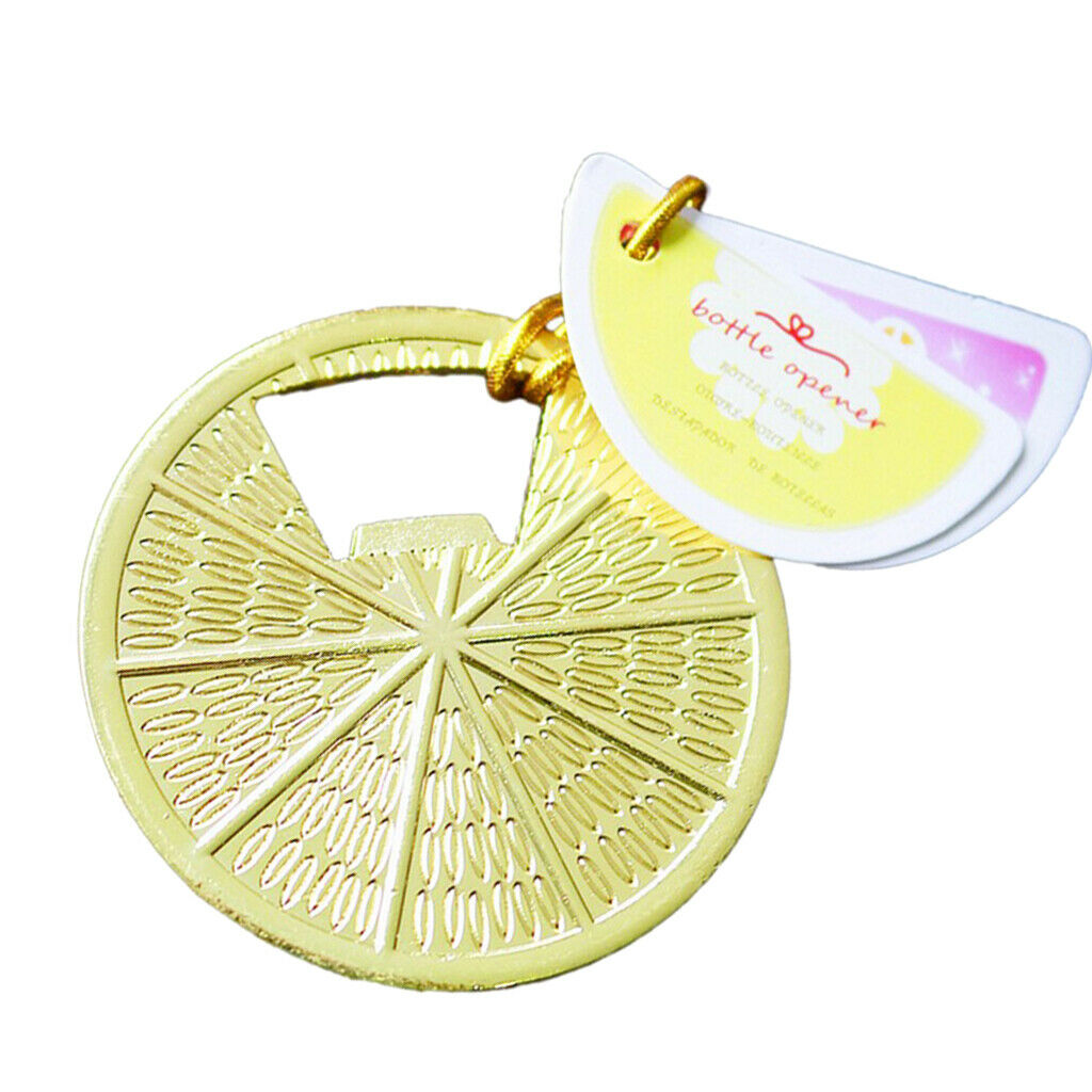 Golden Lemon Opener Creative Bottle Opener Kitchen Supplies Party Favor