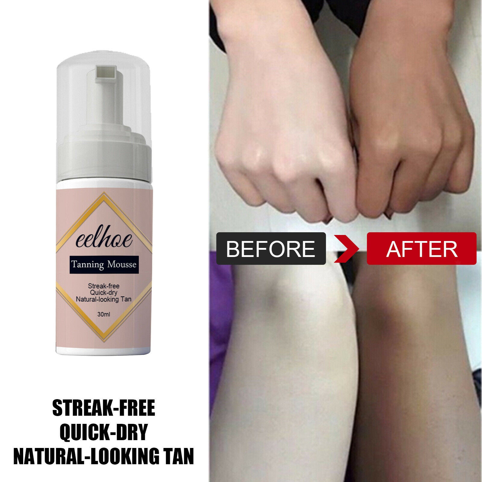 Body Self Tanning Lotion Oil Long Lasting No Trace   Skin Care 30ml