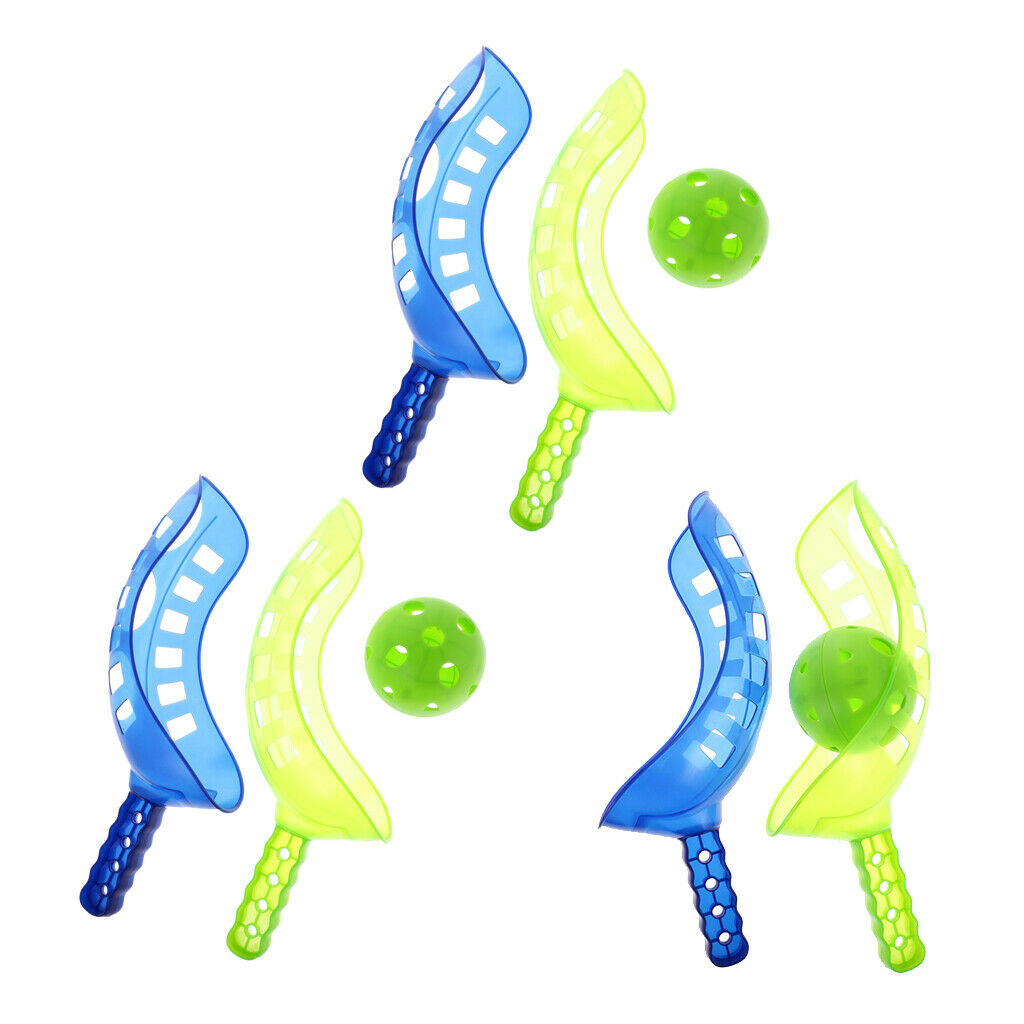 3 Pairs Fun-Air Scoop Ball Tennis Ball Set