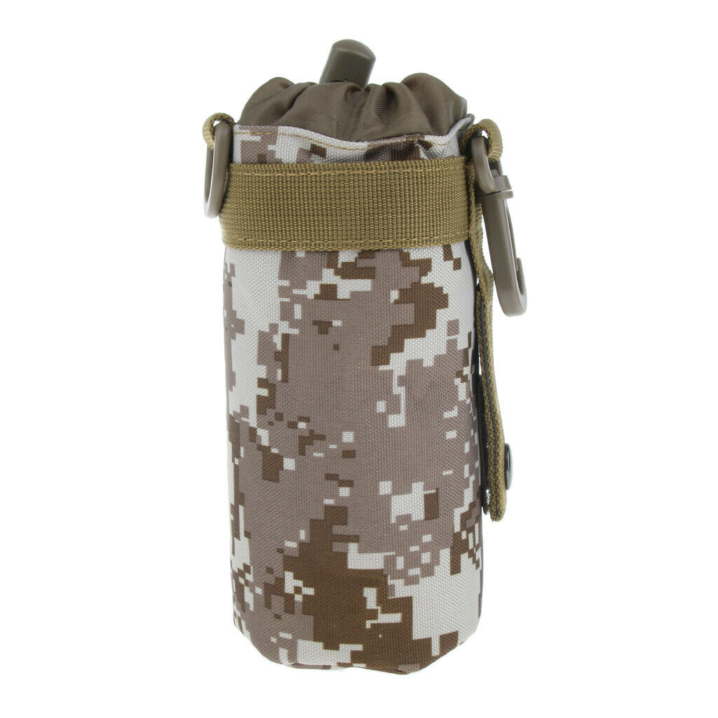 Outdoor Sports Water Bottle Bag Camping Hiking Kettle Bag desert digital
