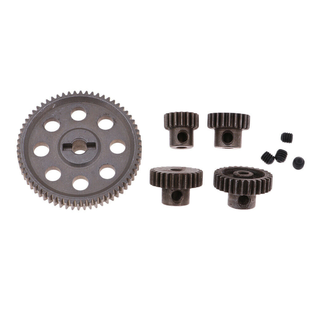 RC 64T Spur Main Gear and Motor Gear for HSP 94123 1:10 RC on-road Car