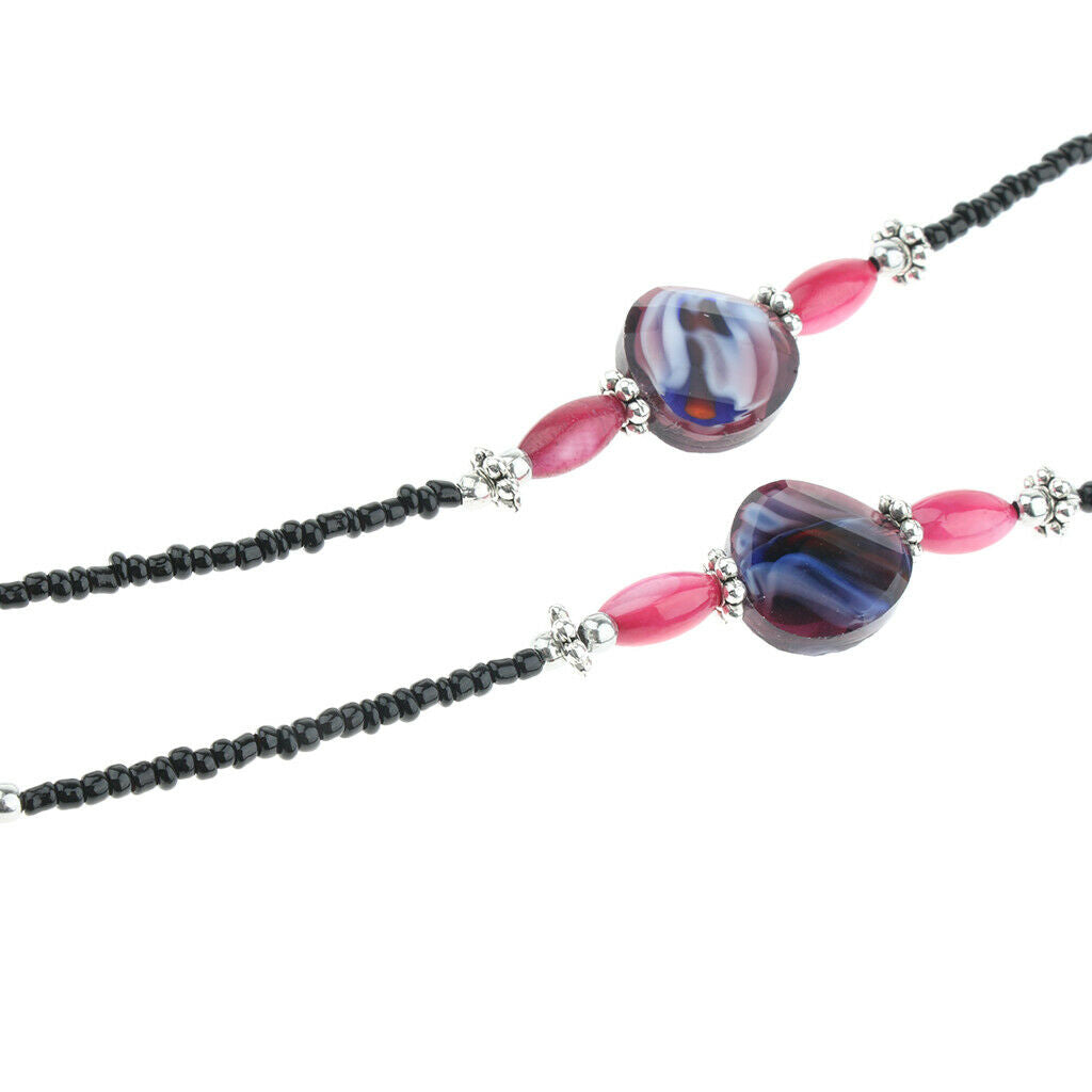 2 Pieces Anti-Slip Eyeglasses Chain Rope Spectacles Cord Retainer Strap