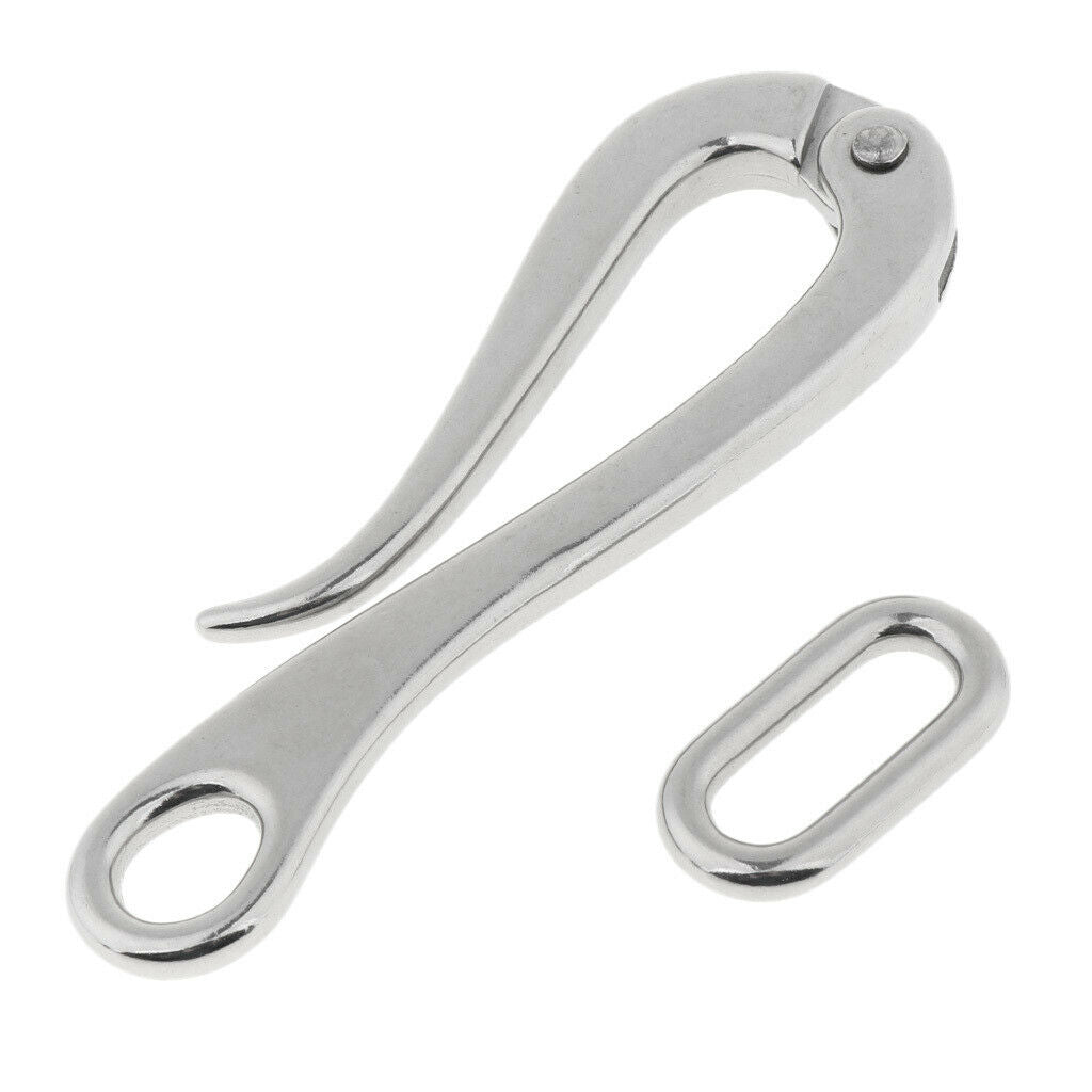 4"/6" Stainless Steel Pelican Hook Fit for Marine Boat Guard Rail 147mm