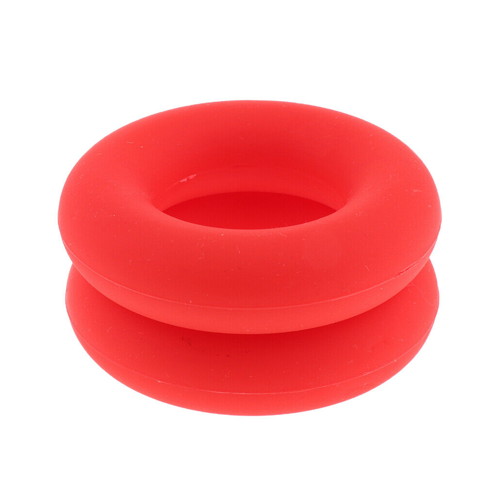 2 Pieces Finger Gripper Strengthener Hand Grip Exerciser Ring red
