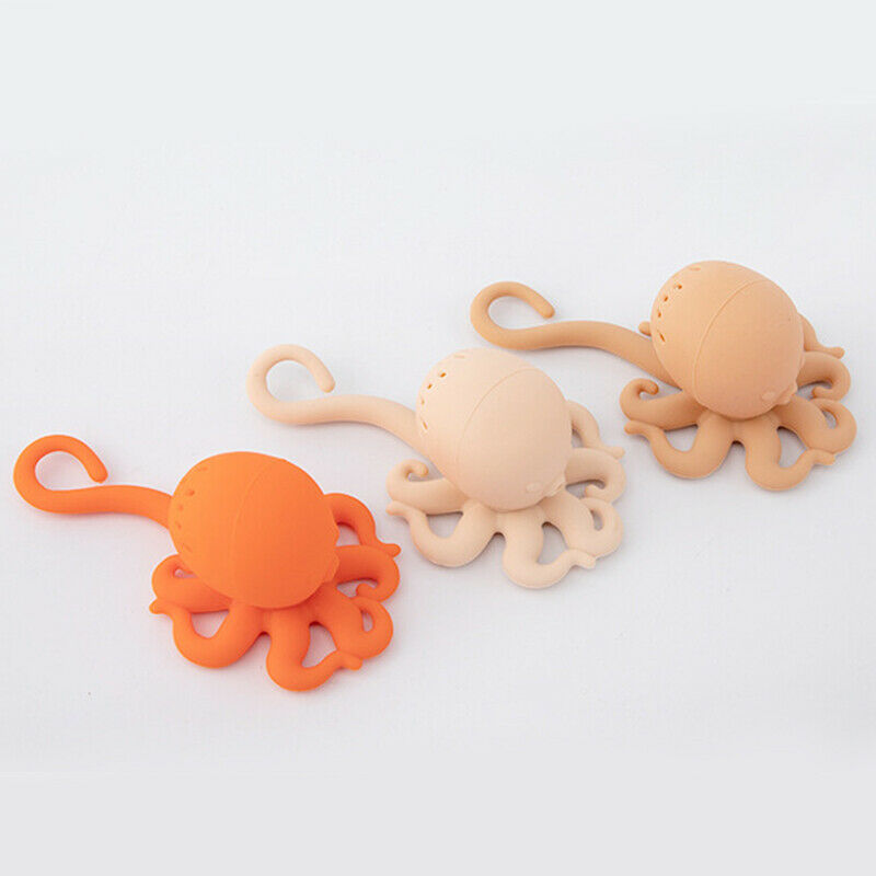 3Pcs Octopus Silicone Tea Maker, Creative Octopus Tea Bag, Silicone Animal TN5F3