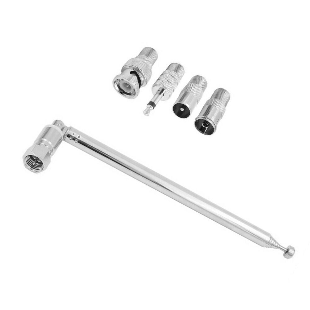 5pcs Telescopic Antenna Aerial DAB FM Radio Receiver Radio TV Remote Supplies
