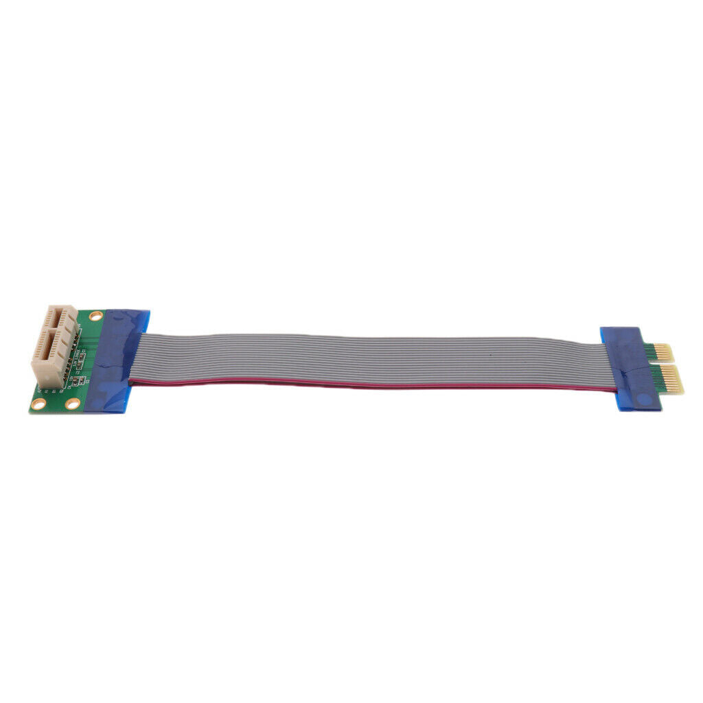 1Piece PCI-E  1X Riser Card Extender Flexible Cord Ribbon Cable