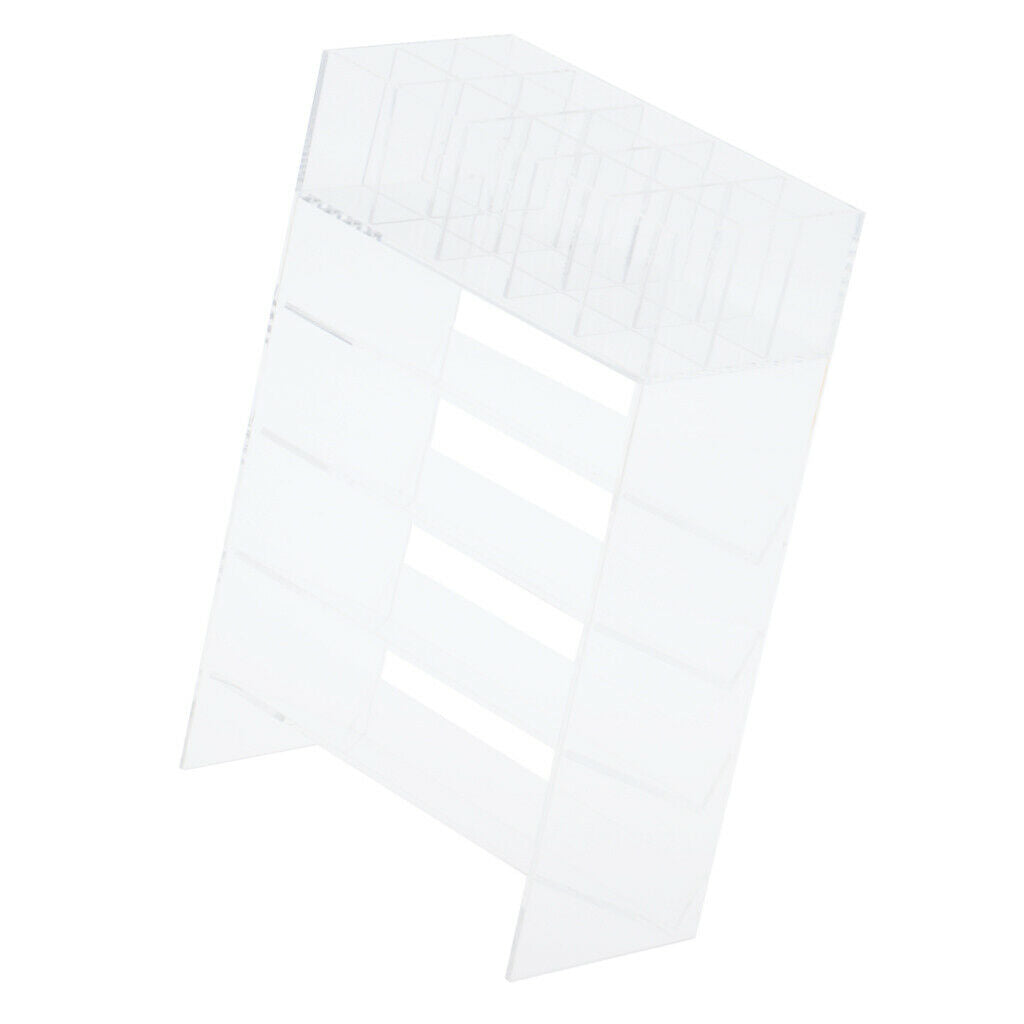 Lipstick Organizer Lipgloss Lip Balm Holder Acrylic Display Stand Rack Clear