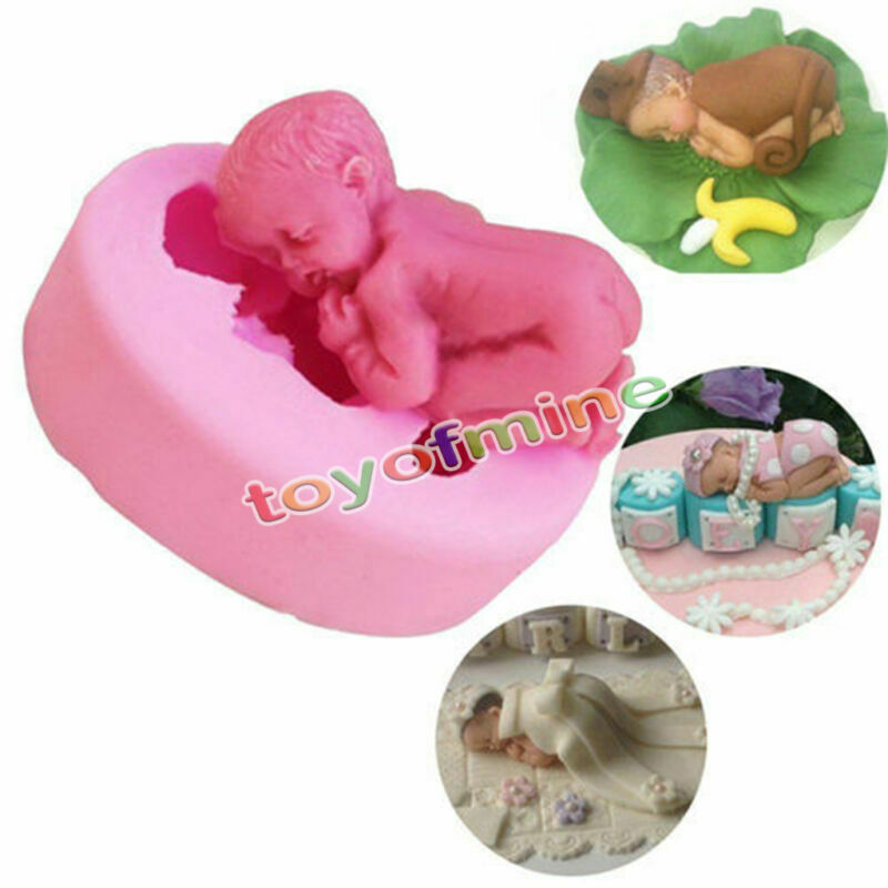 Baby Silicone Soap Fondant Mould ChocolateCake Mold Baking Tool DIY