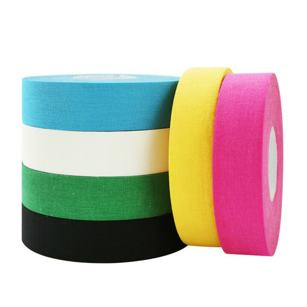 2x Hockey Stick Tape Self-Adhesive Cloth Wrap Cover Badminton Handle Grip
