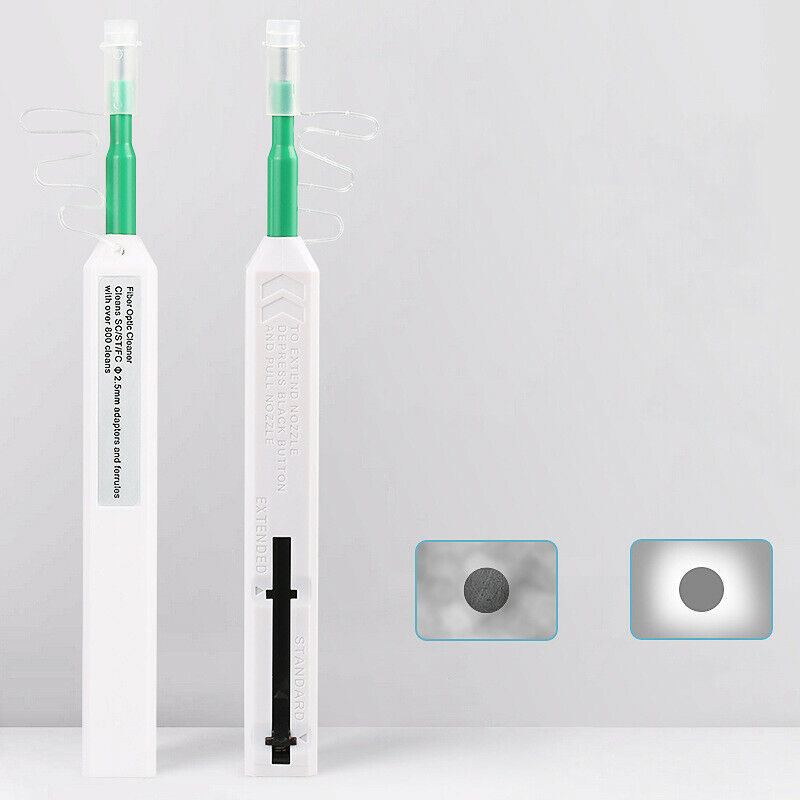 2.5mm Pen Type Fiber Optic Cleaner One Click Cleaner Fiber Optic Cleaning To SJ
