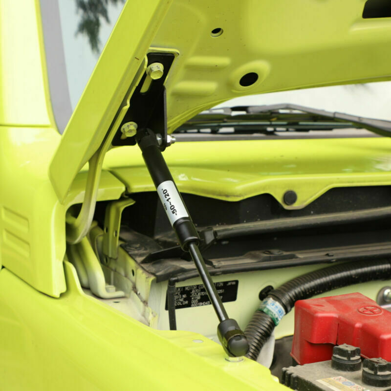 Black Front Hood Lift Supports Hood Hydraulic Rod Fit For Suzuki Jimny 19-21 CN