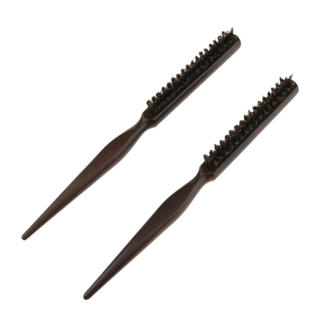 Women Professional Teasing Natural  Back Combing Smooth Styling Brush