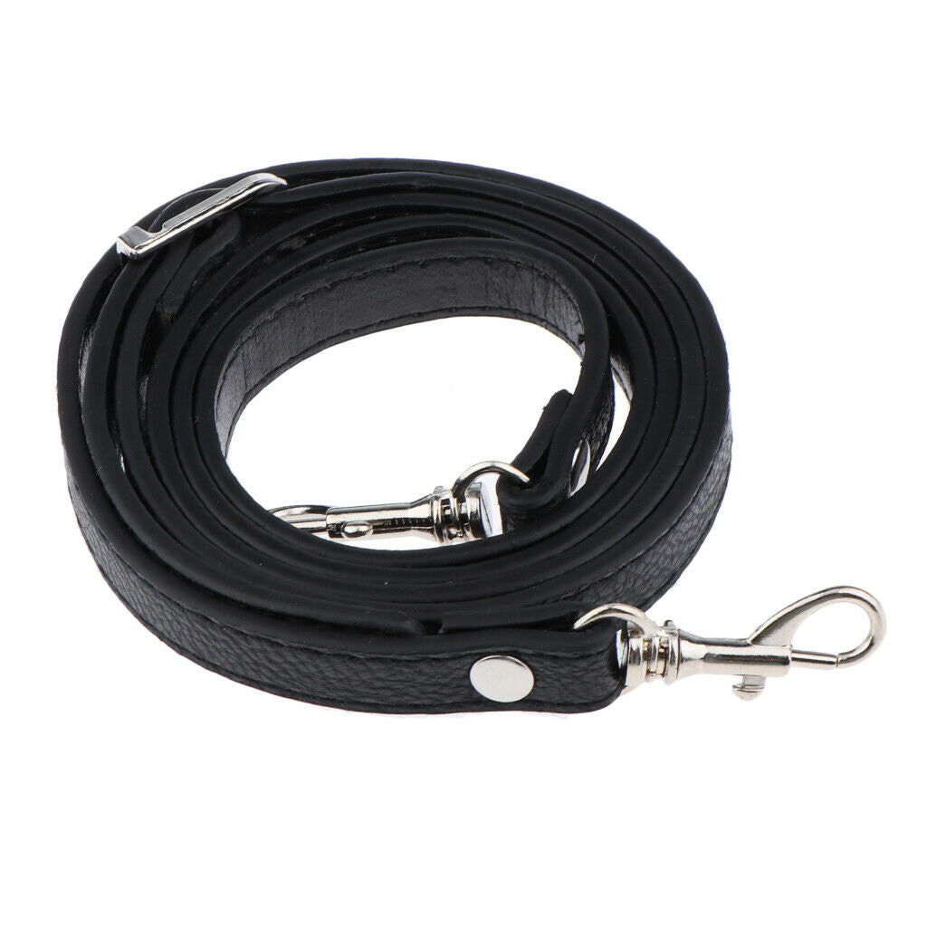 2pcs Adjustable Leather Shoulder Bag Strap Belt Replacement Lobster Clasp