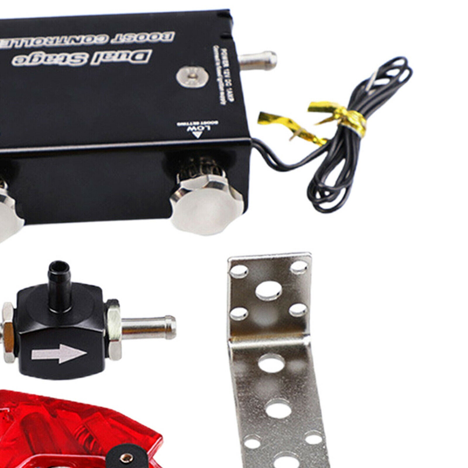 Vehicle Dual Stage Electronic Turbocharger Psi /w Switch Universal Durable