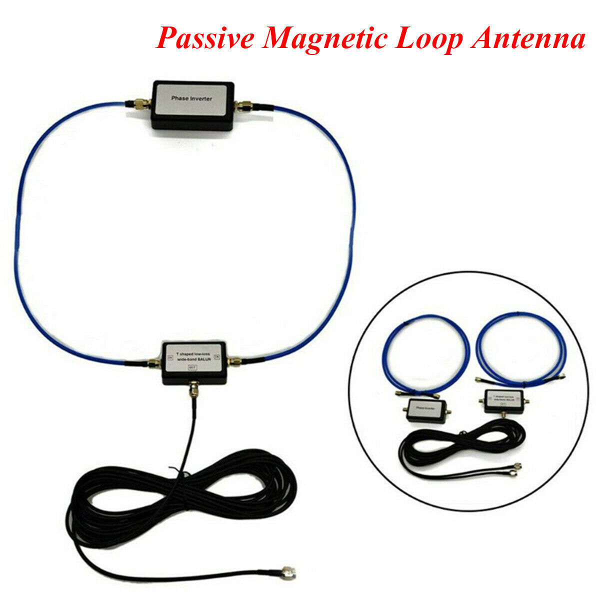 YouLoop Portable Passive Magnetic Loop Antenna For HF  Response 10kHz To 30 MHz