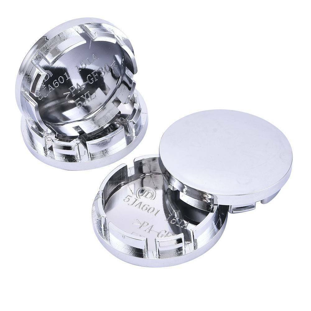 4Pcs Universal Chrome Car Center Caps Wheel Tyre Rim Hub Cap Cover 56mm For Car