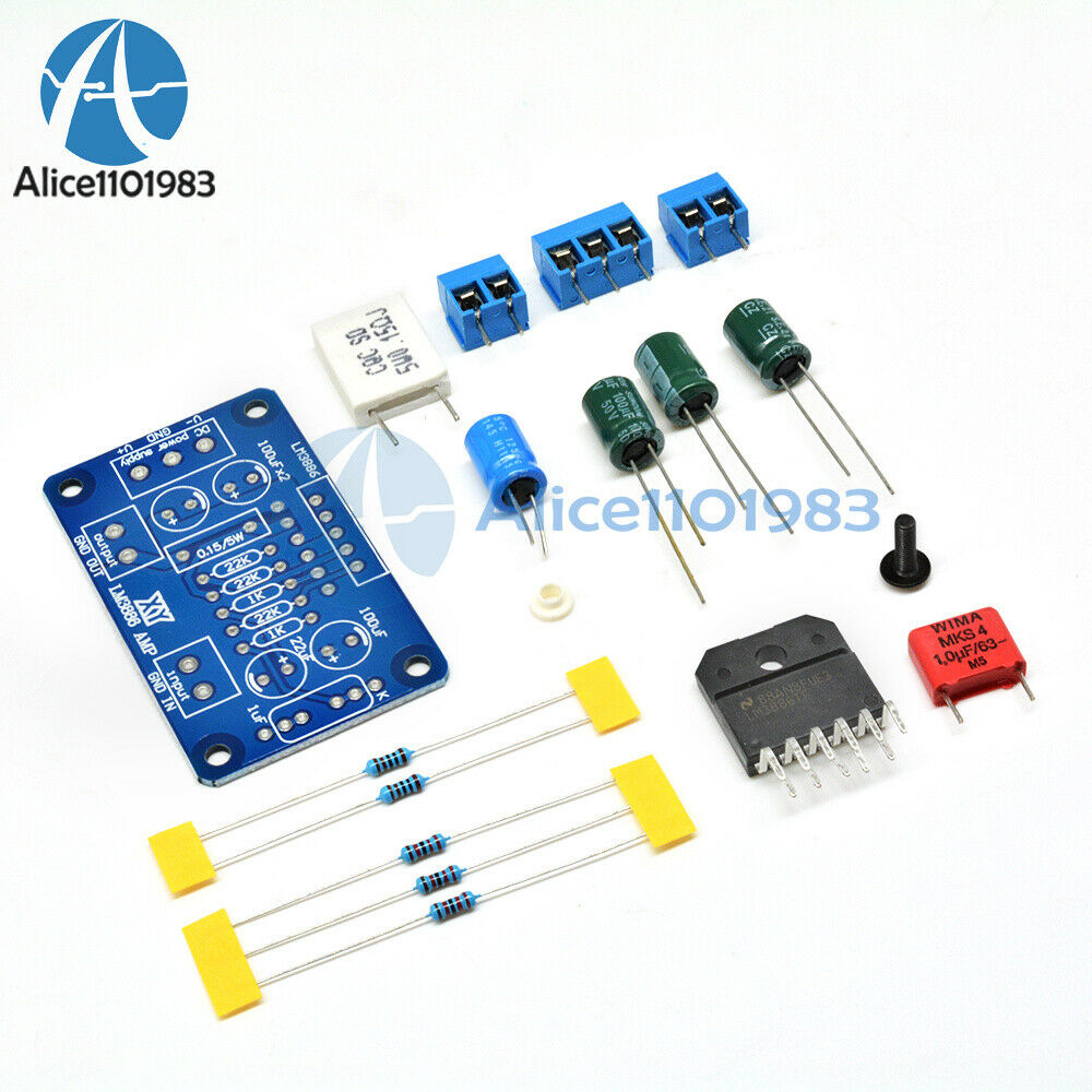 60W LM3886TF AC 20~28V Sound Audio Amplifier Mono Digital Power AMP DIY