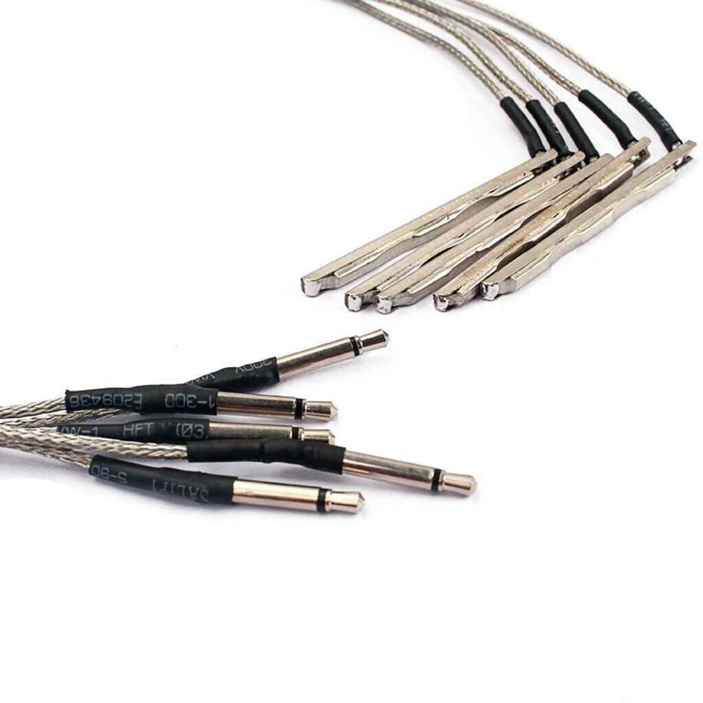 5pc Pickup Piezo Cable for 3 String Cigar Box Guitar Acoustic Guitar Parts
