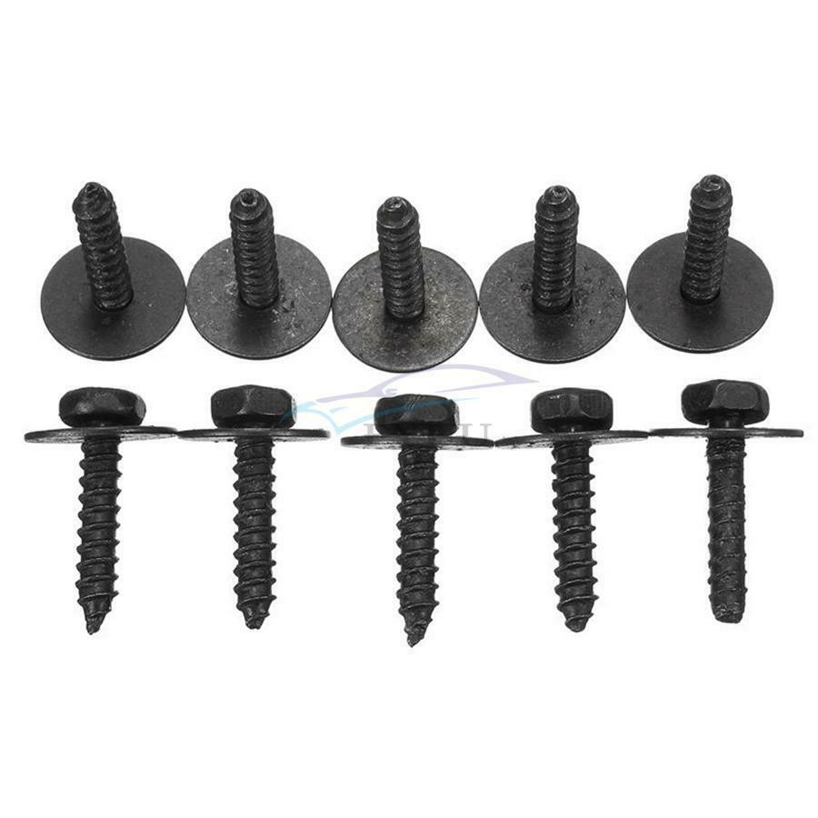 50PCS Car Mudguard Bumper Body Hexagonal Screw Fixing Clip Kit 9.7MM (6-28mm)