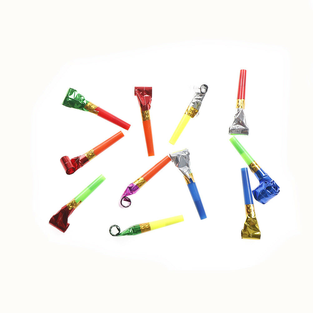 10Pcs Noise Maker Blowout  Whistle Blow Out Party Wedding Favour Bag Fille.l8