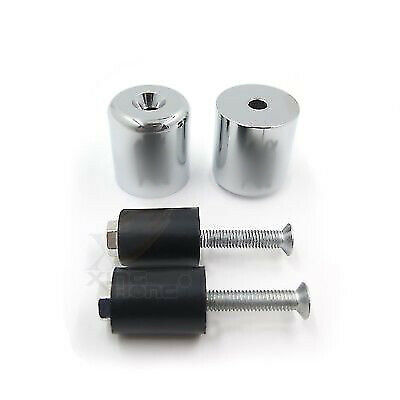 Chrome Hand Bar End "GSXR" For Suzuki SV650S 2001-2008 SV1000S 2003-2006
