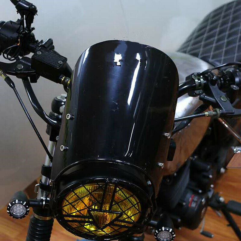 Fitting for 5"&7"Round Headlights Headlamp Motorcycle Windshield Windscreen Kit