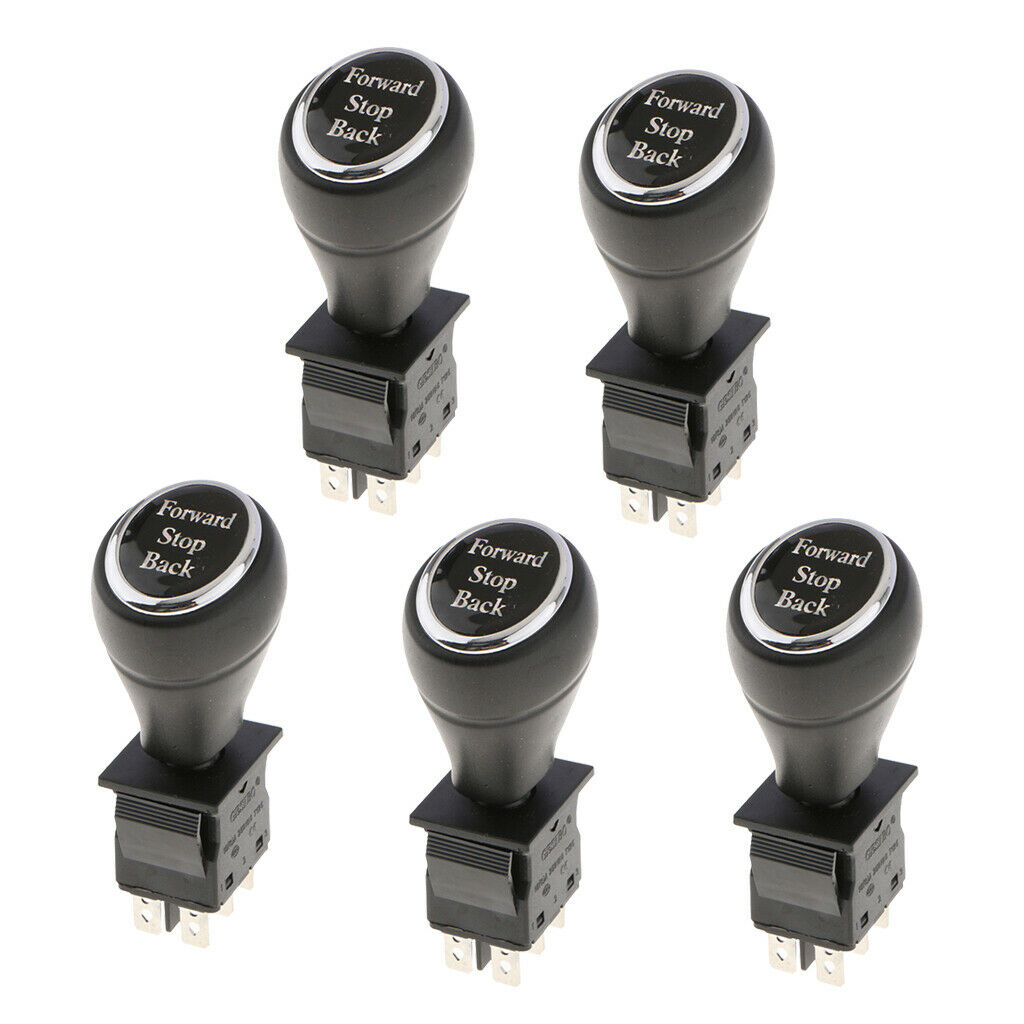 5x Durable Children's Ride RC Car Putter Joystick Switch Parts On-Off-On 6P