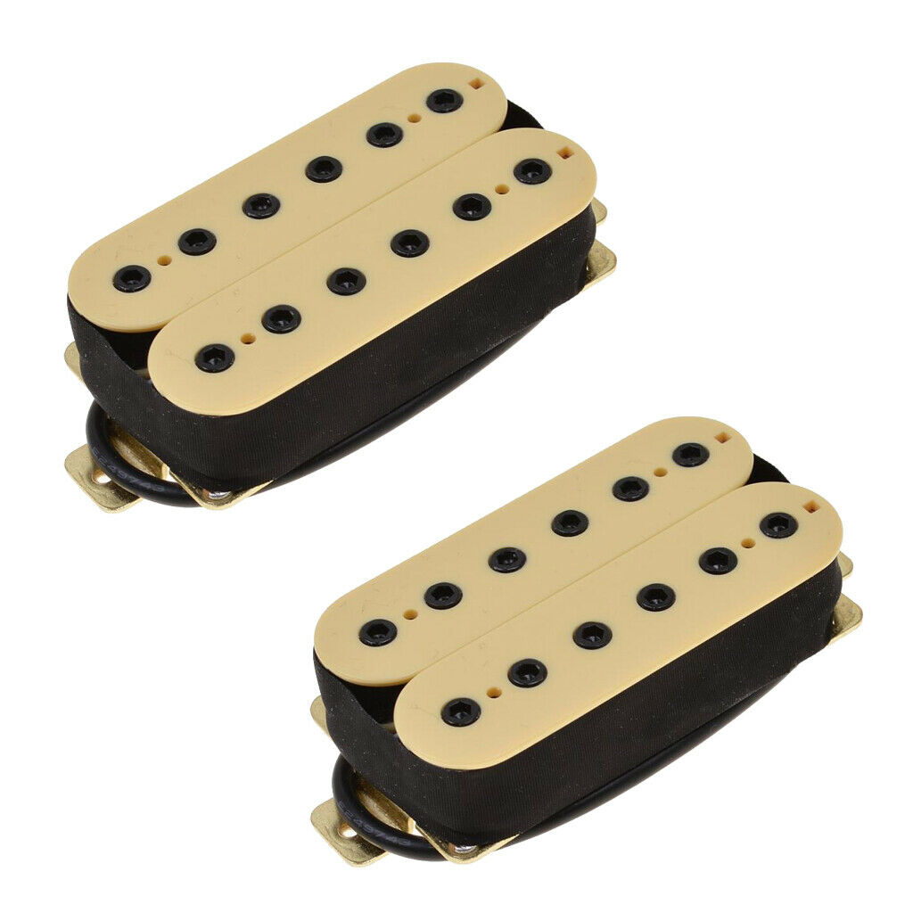 Electric Guitar Pickup Humbucker Pickup for Heavy Rhythms Speed Riffs Yellow