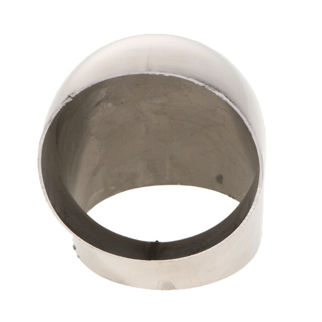 2pcs Car / Auto 201 Stainless Steel 90degree Bend 63mm Elbow Exhaust