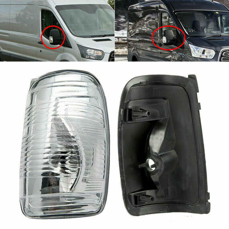 For 2014-2020 Ford Transit Mk8 Right Side Wing Mirror Indicator Lens Cover Case