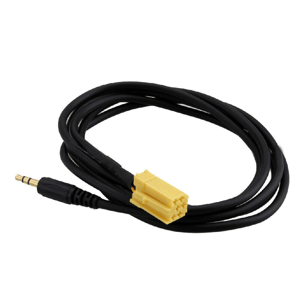 Auto 3.5mm AUX 1.5M Audio Line Connector Music Player Radio Keys For Fiat 07