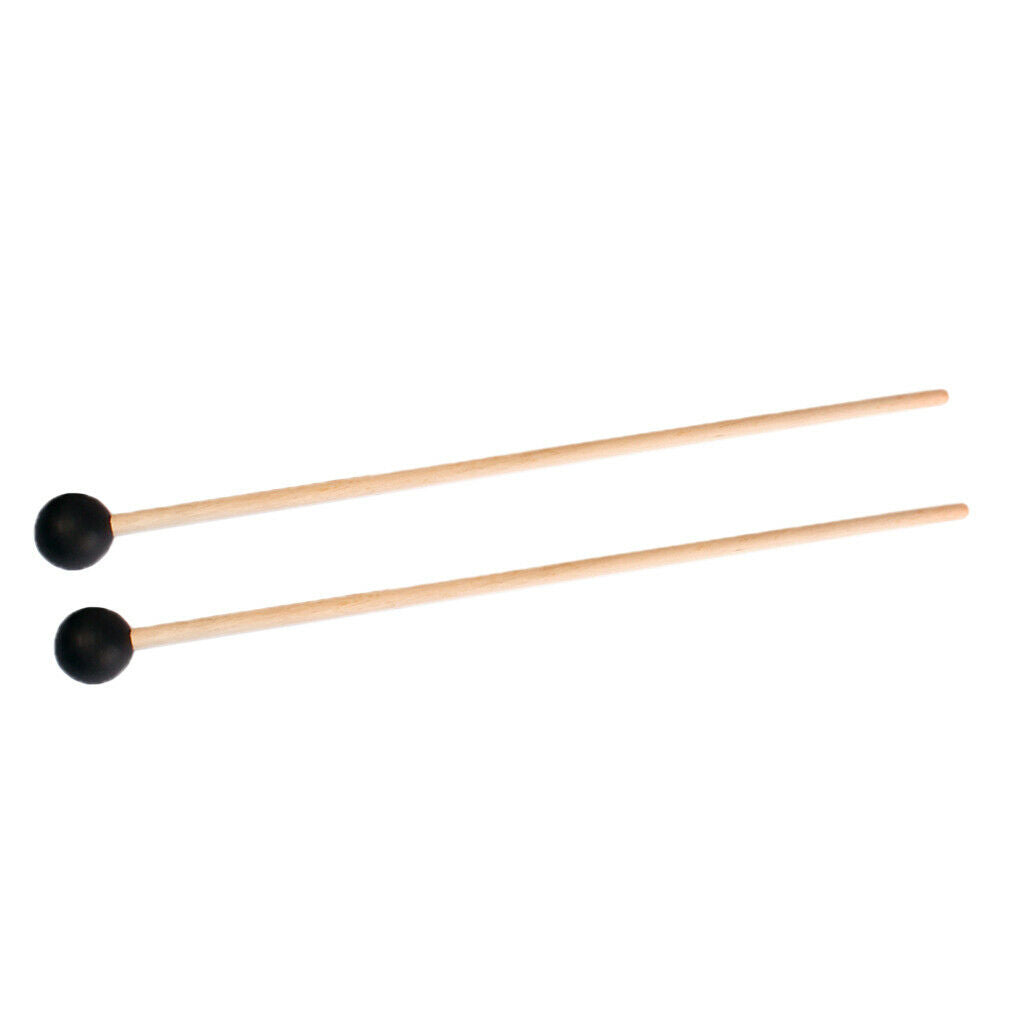 1 Pair Glockenspiel Xylophone Beaters Plastic Head Mallets Sticks Beater