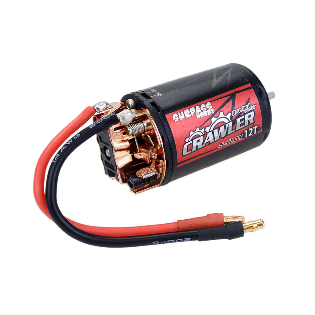 7.4 V 2S Lipo 5-Slot 550 Brushed Motor for 1/10 Scale RC Crawler Accessory