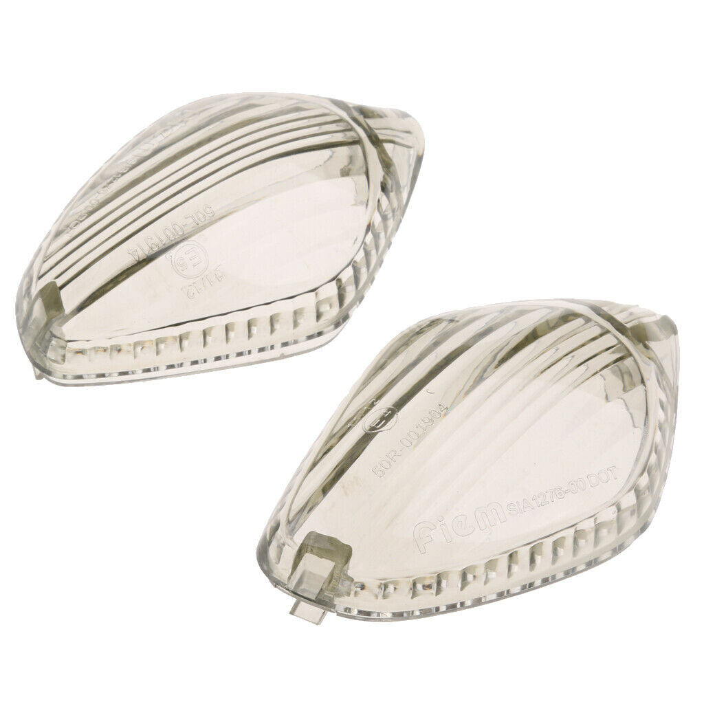 90x50x20mm 4pcs Motorbike Turning Indicator Lens For  Grey
