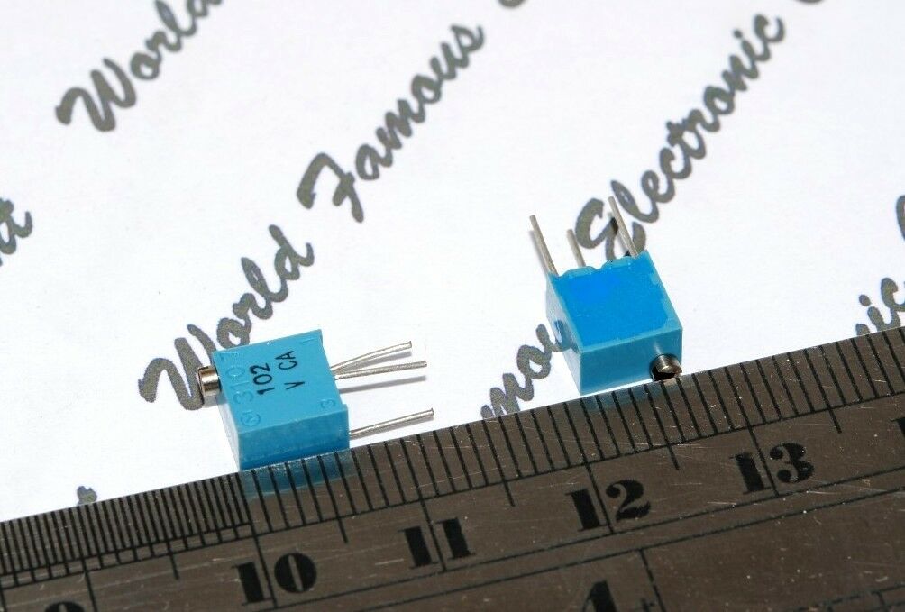 10pcs-Murata 1K Potentiometer 6mm - PV37W102A01B00 - POT3107W-1-102